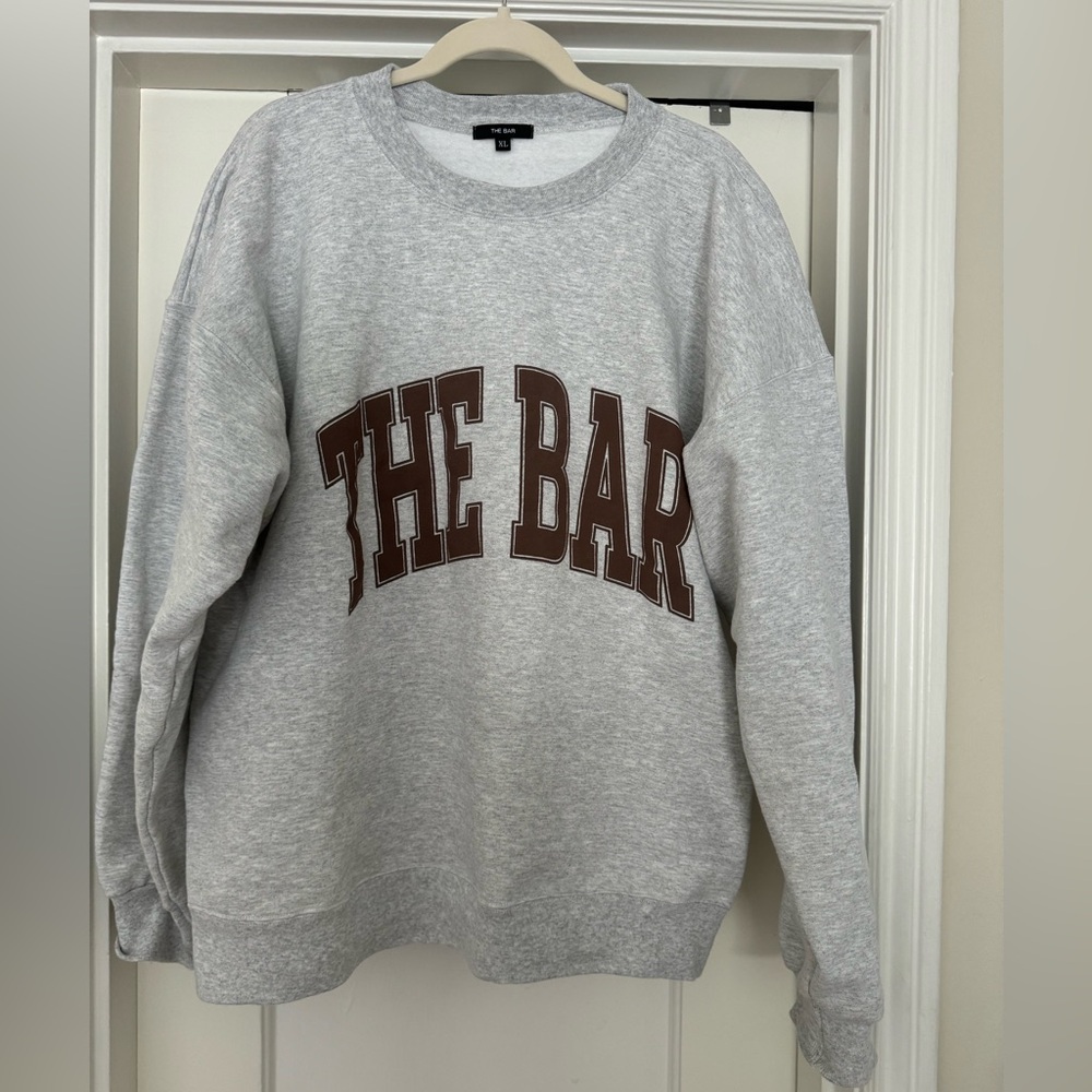 The Bar varsity crewneck